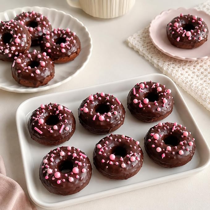 Sprinkles for Baking Edible Sugar Confetti 10.8oz, Nonpareils & Sugar Pearls - Six Pearl Sprinkles Mix Cake Decorations, Cookies, Cupcakes, Dessert Toppings (Spring Pastel Colors) pink