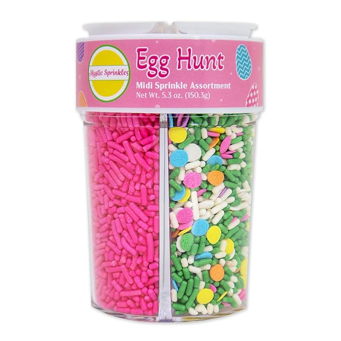 Mystic Sprinkles 4 Cell Sprinkle Assortments (Egg Hunt, Midi)