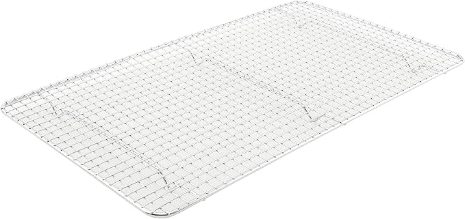 Winco Pan Grate for Full-size Steam Pan, 10" x 18", Chrome Plated