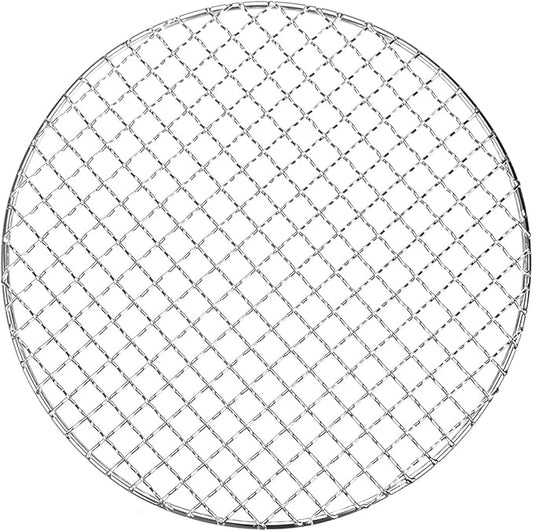 M METERXITY Cooling Rack, 10" Round Stainless Steel Baking Rack for BBQ/Cooking/Roasting/Grilling/Steaming/Drying, Wire Cooling Rack for Baking [Silver]