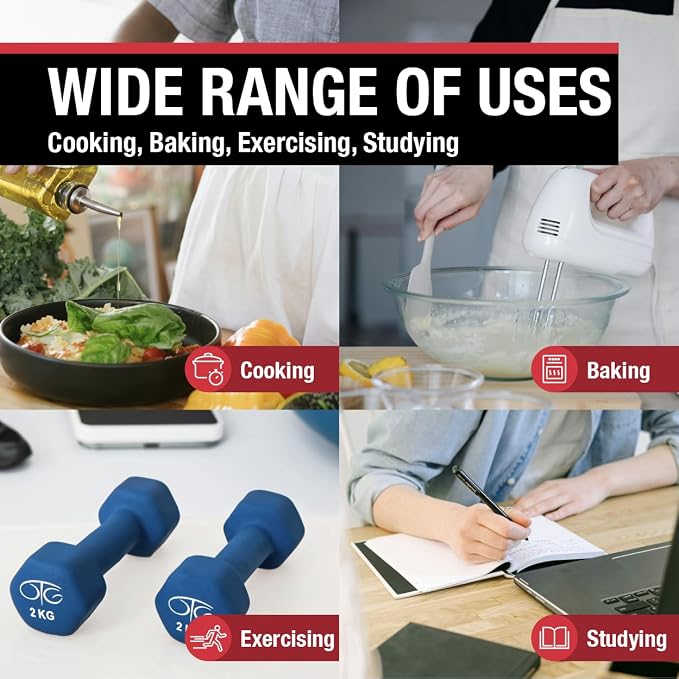 CDN Extra-Big Digit Timer | Counts Up & Down, 100 Minutes by Minutes & Seconds, Extra-Large Digits, Loud Alarm, Stand, Hang, Magnet Mounting, Perfect for Batch Baking - TM15