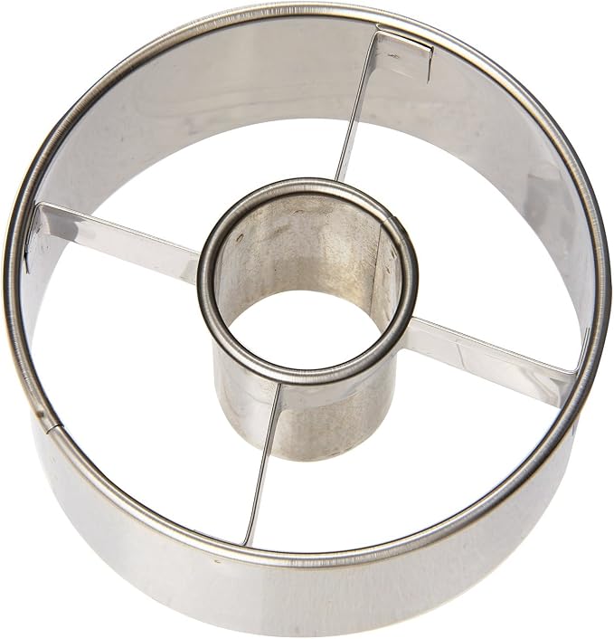 Harold Import Company Ateco 3-1/2-Inch Stainless Steel Doughnut Cutter
