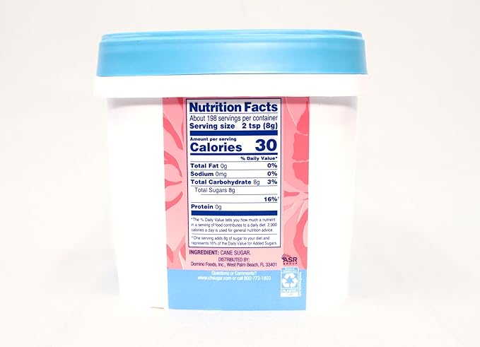 C&H® Pure Cane Ultrafine Granulated Baker's Sugar™, 3.5 lb Easy Baking Tub (Pack of 2) - Includes Bonus Recipe Card