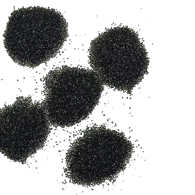 Edible Black Sanding Sugar Sprinkles 142g/ 5.01oz Sugar Crystals for Cake Decorating Candy Baking Decorations Ice Cream Toppings and Cupcake Decorating for Valentines Halloween Christmas