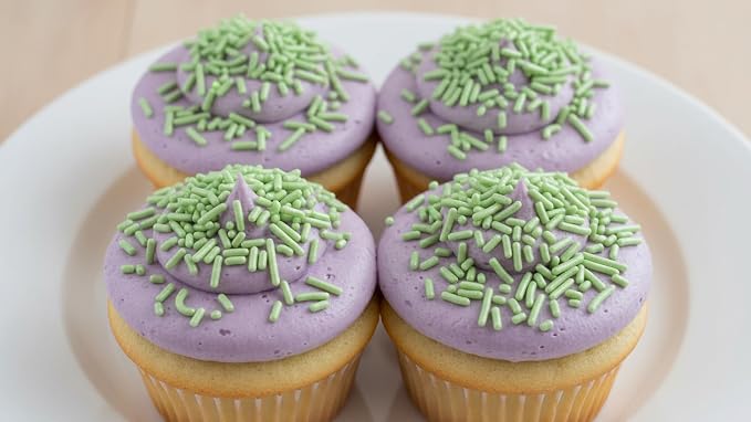 NCS Lime Green Jimmies Edible Sprinkles – Cupcake, Cake & Cookie Decorations, 7 oz