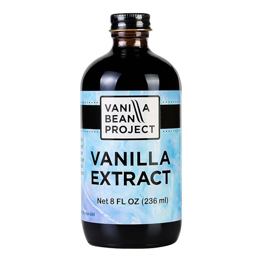 Pure Vanilla Extract | Cooking and Baking Necessity | Vanilla Bean Project | 8 Ounce