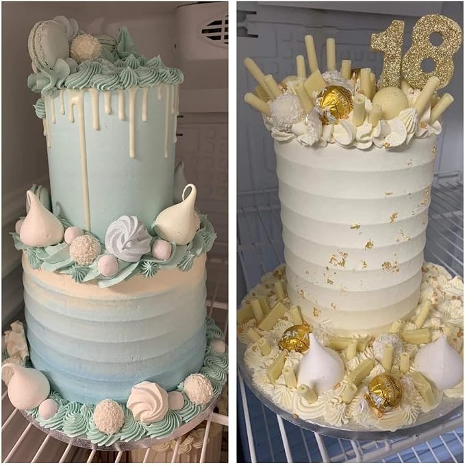 9 inch Stainless Steel Scallop Cake Comb Metal Cake Scraper Cake Buttercream Icing Smoother Frosting Sculpting Decorating Tools