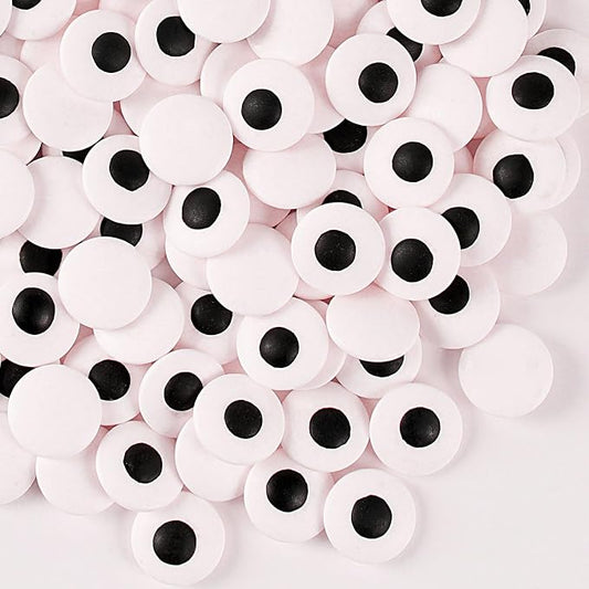 Kasvan Big Eyeballs Sugar Sprinkles - Edible Candy Eyeballs 85/3 Oz, Halloween Sprinkles, Baking Cake Decorations, Ice Cream Toppings and Cookie Decorating, Wedding Party Chirstmas Supplies