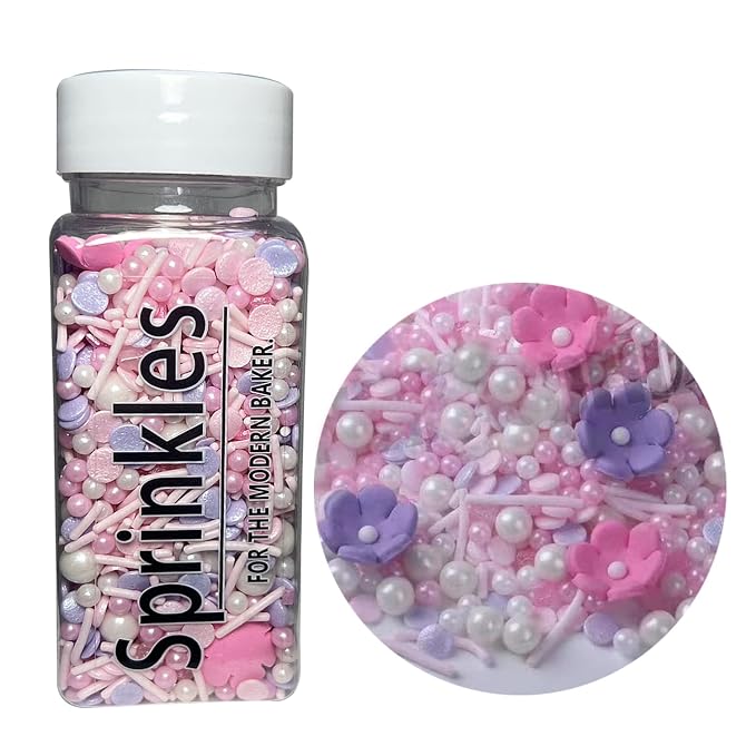 Valentines Heart Sprinkles Sprinkles for Cake Decorating Valentines Day Sprinkles for Cookie Decorating with Fancy Pink Sprinkles and Red Heart Sprinkles Edible Cake Decorations