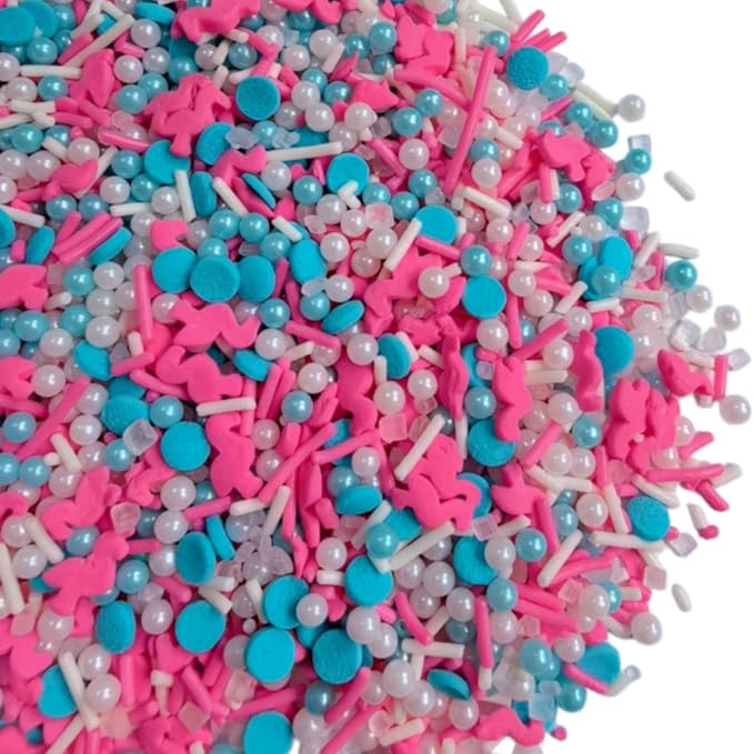 HeDeon&Rles Beautiful Creature Flamingo Sprinkles for Baking Caketopper Valentines St. Patrick's Day Easter Sprinkles Cake Decoration Birthday Wedding Caketopper