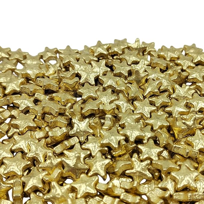 10mm Gold Stars Sprinkles Edible Stars for Cake Decorating Star Cake Decorations Cupcake Toppers Baking Cookie Decorating Ice Cream Toppings