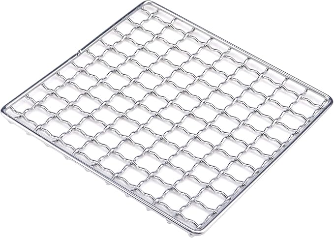 Cooling Rack Stainless Steel Metal Wire Rack Barbecue Carbon Baking Net Grill Square Cooling Rack 130×130mm/5.12×5.12in, Square