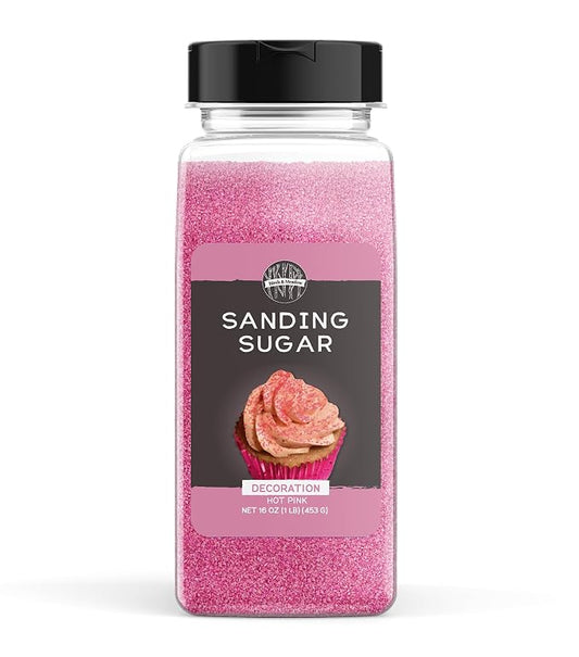 Birch & Meadow 1 lb Pink Sanding Sugar