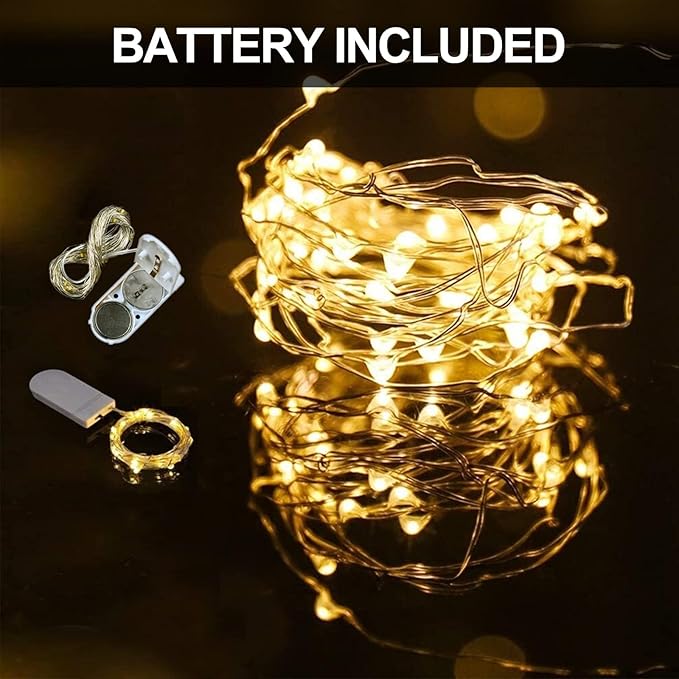 10 Pack Big Light Up BOBO Led Balloons with Sticks - Clear Balloons with Lights, Glow in the Dark, Flicker in the Daylight - Perfect Glow Party Supplies for Birthday, Wedding, Graduation, Warm White