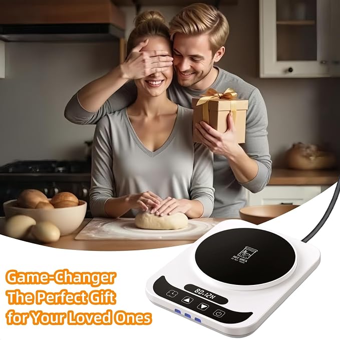 Sourdough Starter Warmer Mat, Precise 1°F Thermostat 70–100°F, 12H Timer Auto Shut-Off, Fermentation Heating Mat for Bread Proofing, Yogurt Making & Home Baking