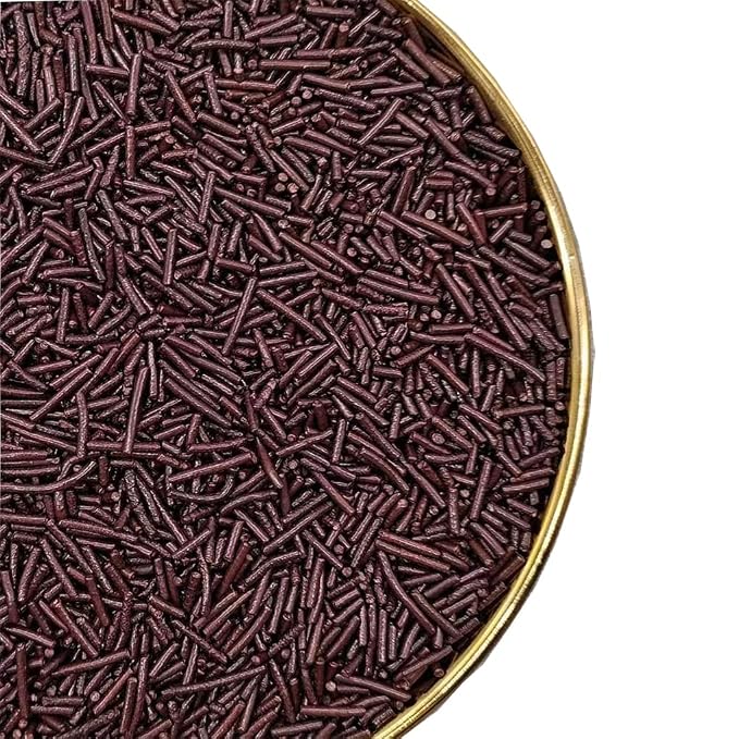 Christamas Brown Jimmies Sprinkles,Cake Sprinkles,Cookie Sprinkles,Edible Candy Sugar Pearls Sprinkles Holiday Sprinkles for Baking ake Cupcake Decorationg Cupcake Cake Topper(Brown)