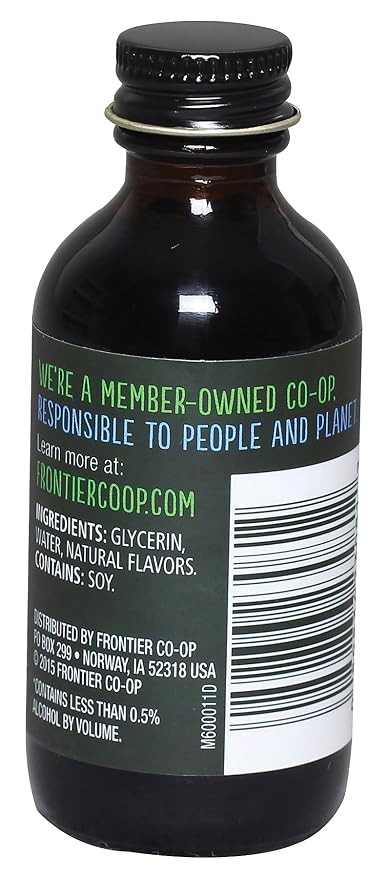 Frontier Co-op Maple Flavor, Non-Alcoholic, 2 ounce bottle (Pack of 2)