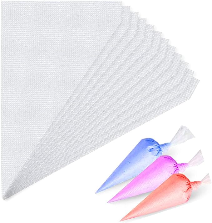 Mini Piping Bags, Disposable 7.6in Small Piping Bags 100pcs, Pastry Piping Bags for Cream Frosting, Icing Bags for Cake and Dessert Decorations Cake Decoration and Desserts
