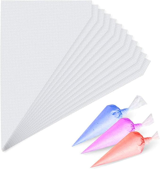 Mini Piping Bags, Disposable 7.6in Small Piping Bags 100pcs, Pastry Piping Bags for Cream Frosting, Icing Bags for Cake and Dessert Decorations Cake Decoration and Desserts