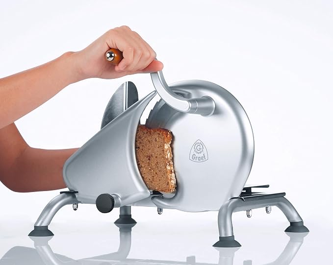 GRAEF H9 H9EU All- Purpose Slicer, Wood, Silver