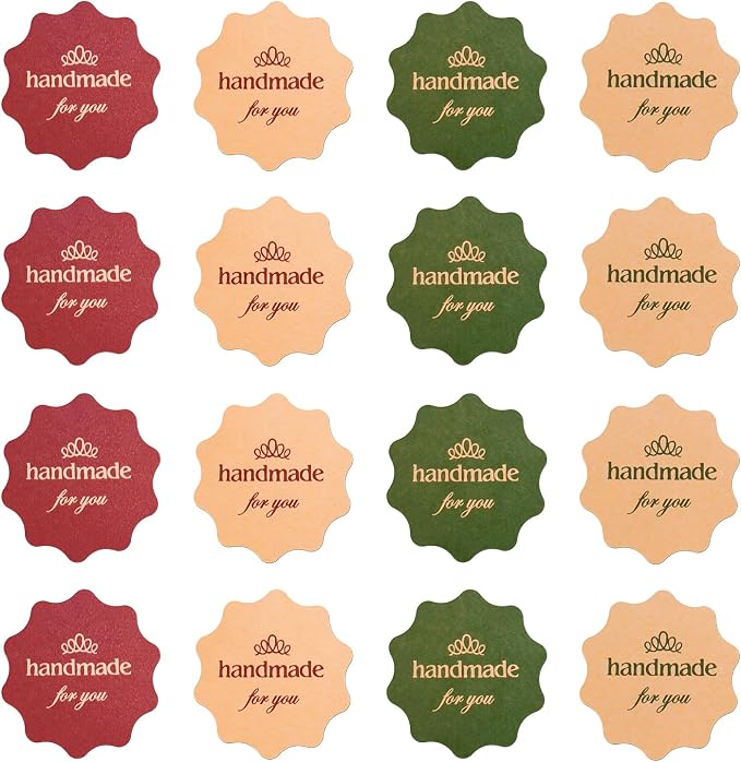 480 Lovely Cute Handmade Label Seal Sticker Handmade Bakery Decorative Sticker (Style-2)