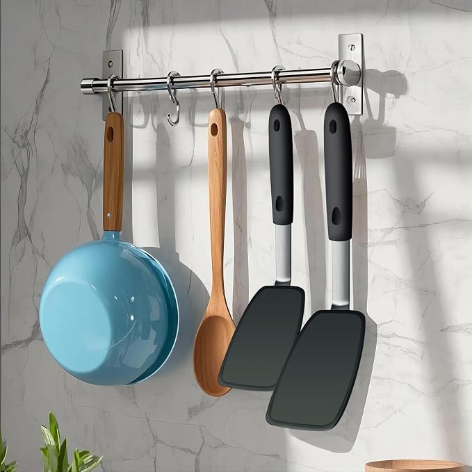 2 Pack Flexible Silicone Spatula Turner, Non Scratch Cookware Safe Cooking | Mepple 600°F High Heat Resistant Rubber Non-Stick Spatula, Ideal for Eggs, Burgers, Crepes, Fish Flipping and More,Black