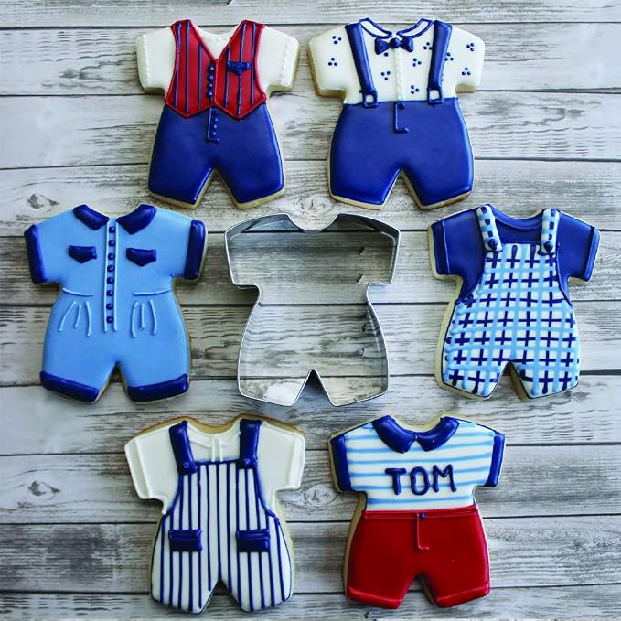 Ann Clark Baby Romper Cookie Cutter, 3-1/2" Made in USA