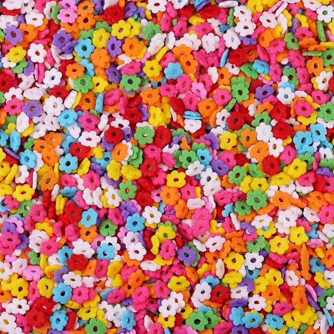 Bayep Rainbow Sprinkles for Cake Decorating Flowers Bulk Sprinkles for Ice Cream, Cookies, Baking, Cupcake Topper Colorful Sprinkles Perfect for Birthday Party Christmas Holiday Supplies 3.52 Ounce