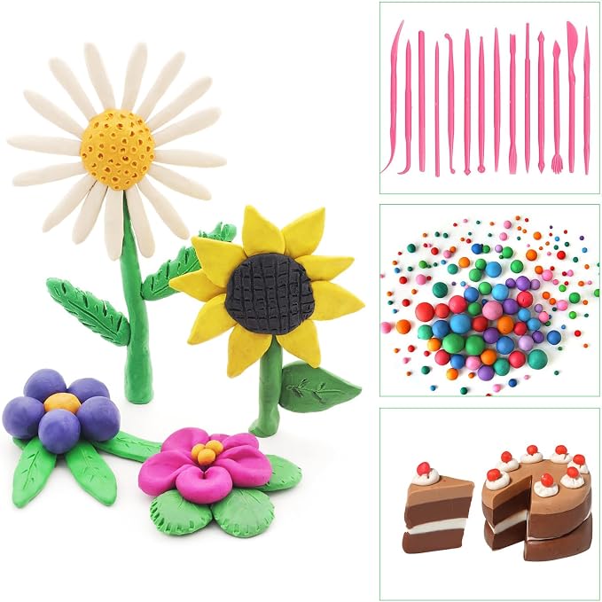 Artibetter 2 Sets 28pcs Clay Sculpture Pens Cake Carving Pens Plastic Clay Modeling Tools for Sculpting and Cutting Fondant Cake Decorating at Home or School