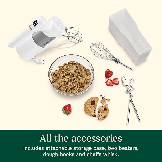 Cuisinart 9 Speed Hand Mixer with Storage Case, HM-190S