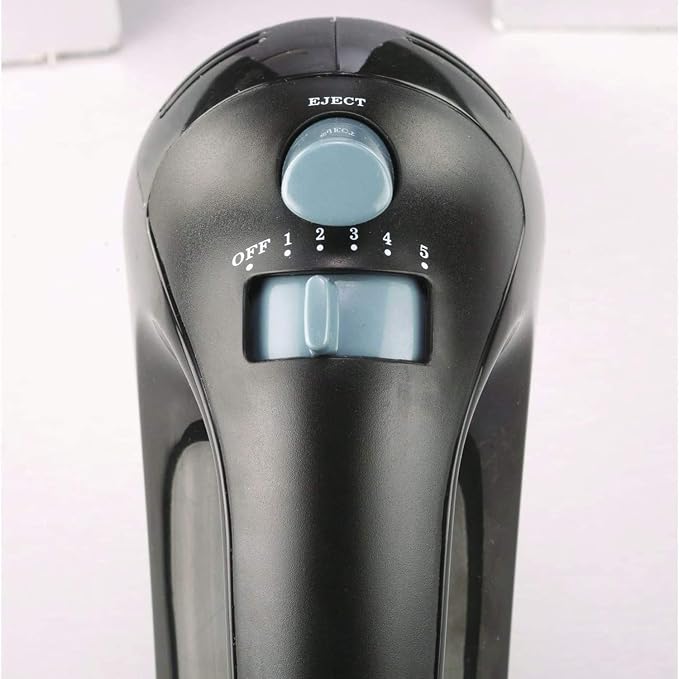 Brentwood HM-44 Lightweight 5-Speed Electric Hand Mixer, Black