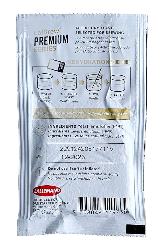 DANSTAR Lallemand LalBrew® Premium Dry Beer Yeast Wit - 11 g