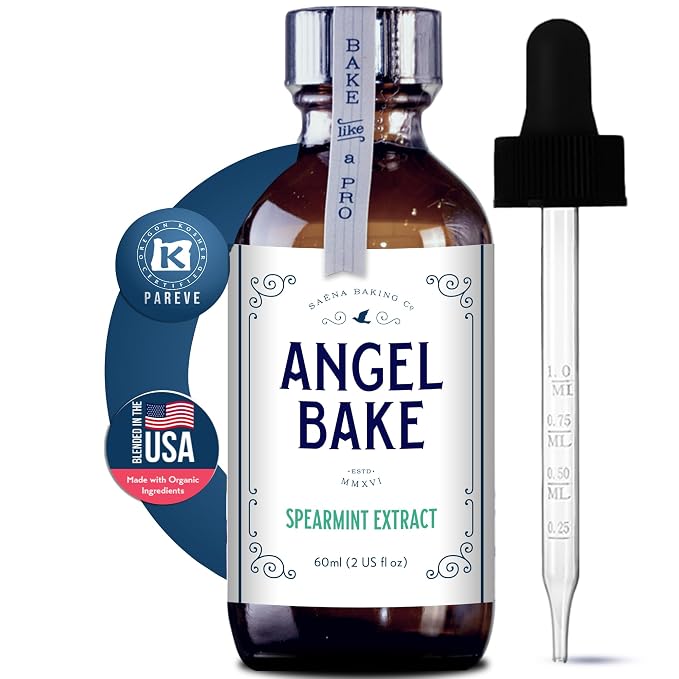 Angel Bake Pure Spearmint Extract, 2 oz
