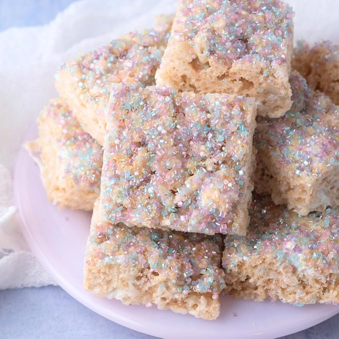Sweets Indeed Pastel Sugar, Edible Sprinkle Sugar Mix, Perfect for Cake Decorations, Baking, Ice Cream, Cookies, Cupcake Topper, 4 ounces