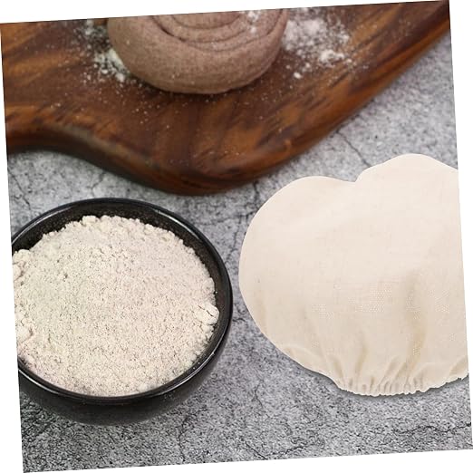 SHOWERORO Sourdough Starter Jar Kit Accessories 2 Cloth Covers 2 Thermometer Stickers 2 Date Marking Bands Fermentation Jar Accessories for Temperature Monitoring and Batch Tracking