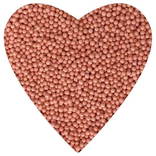 COOL MOM SPRINKLES Rose Gold Nonpareils Sprinkles (4 oz.) – Themed Sprinkles for Decorating Cakes, Cupcakes, Cookies & Desserts – Packaged in the USA/Gluten-Free