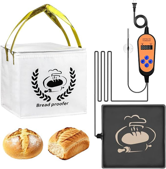 Bread Proofer Heating Pad with Warming Box, Winter Sourdough Dough Proofing Box, for Bread Making,Sourdough Warmer