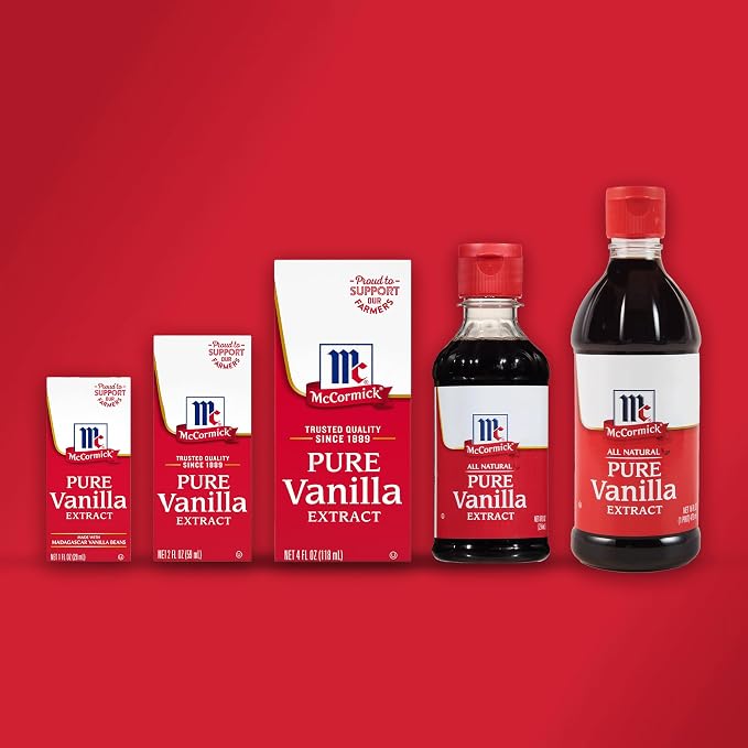 McCormick Vanilla Extract, Pure, No Corn Syrup, Gluten Free, Rich, Sweet Flavor and Aroma for Baking and Savory Dishes, 16 fl oz