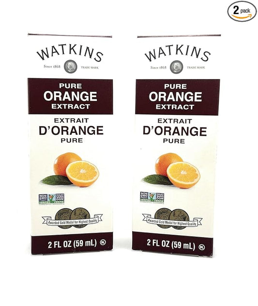 Watkins Baking Extracts- 2 pack (Orange 2oz)