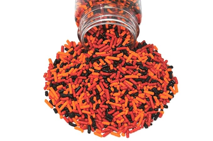 Mystic Sprinkles The Big Game Jimmy Mix 3oz Bottle (Black, Red & Orange)