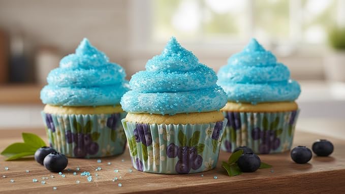 NCS Blue Coarse Sanding Sugar, Crystal Decorating Sugar for Baking & Drink Rims, 7 oz