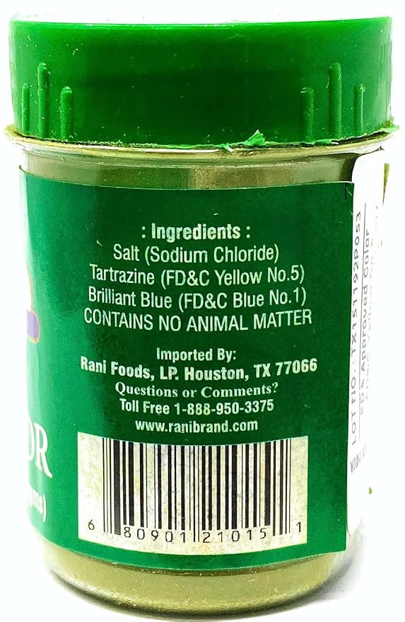 Rani Green Food Color Indian 25gm (0.88oz) ~ Vegan