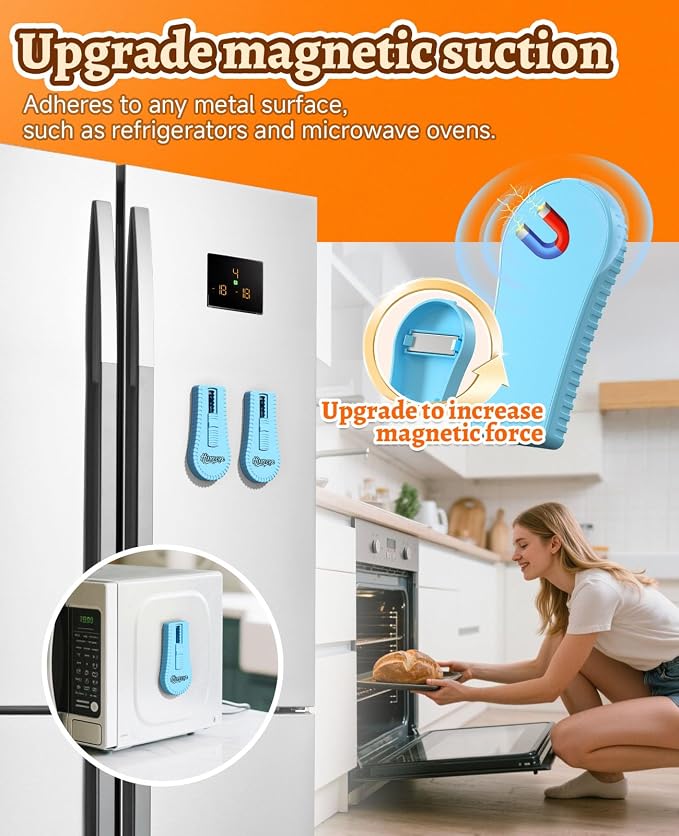 Extractable & Magnetic Bread lame Dough Scoring Tool, Professional Sourdough Bread Baking Supplies & Bread Knife for Sourdough - Scoring Patterns Booklet & 5 Razor Blades