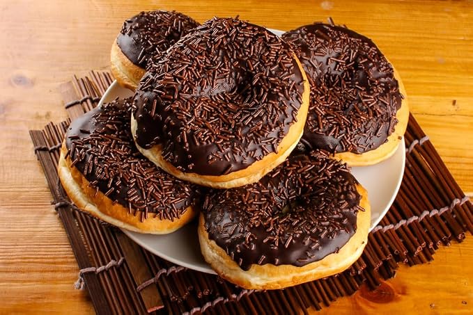 Chocolate Sprinkles - 6 Pounds - Chocolate Jimmies - Wholesale Ice Cream Sprinkles - Baking, Cupcake, Cookie Decorating - Dessert Toppings