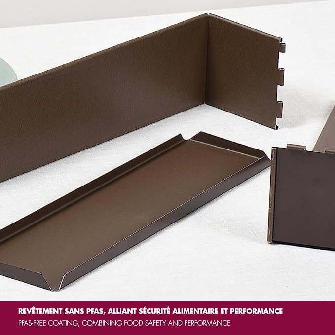 Gobel Mini Loaf Pan/Pate Mold – Non-Stick – Removable Bottom – Professional Terrine Pan – 19 5/8" x 2 3/8"