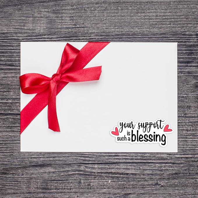 1.5'' Your Support is Such a Blessing Stickers,Thank You for Your Support Sticker for Small Business Mail Envelopes Package Packing 500 PCS
