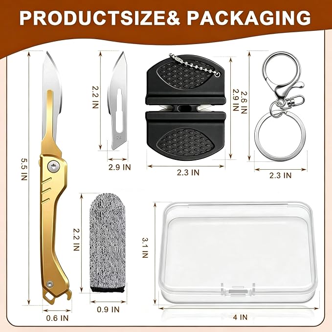 Bread Lame Dough Scoring Tool with 10 Razor Blades, Folding Bread Scorer Knife Equipped with a Sharpener, for Homemade Bread, Sourdough Slashing, Baking Tools Kit-Protective Cover&Portable Keychain