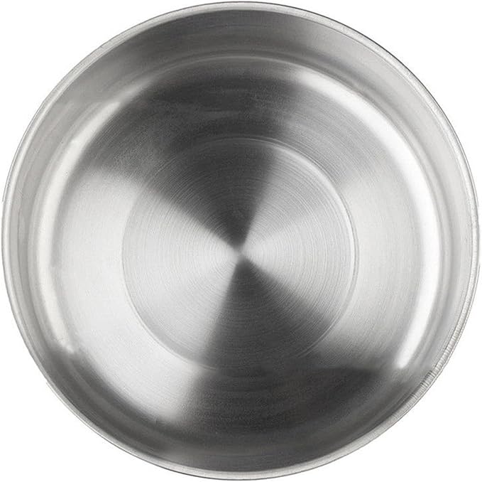 Stainless Steel Mixing Bowl Set of 5, Nesting Mixing Bowl with Clear Plastic Lid, Rice Soup Bowls Durable & Reusable, Food Container for Prepping Serving Storing