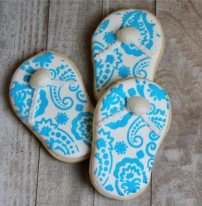 Ann Clark Flip Flop Summer Beach Cookie Cutter, Large, 4-3/8" Made in USA