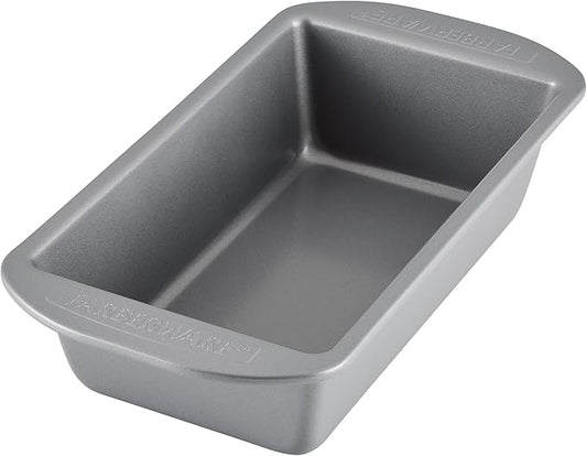 Farberware Bakeware Nonstick Loaf Pan, 9-Inch x 5-Inch, Loaf Bread Pans, Gray
